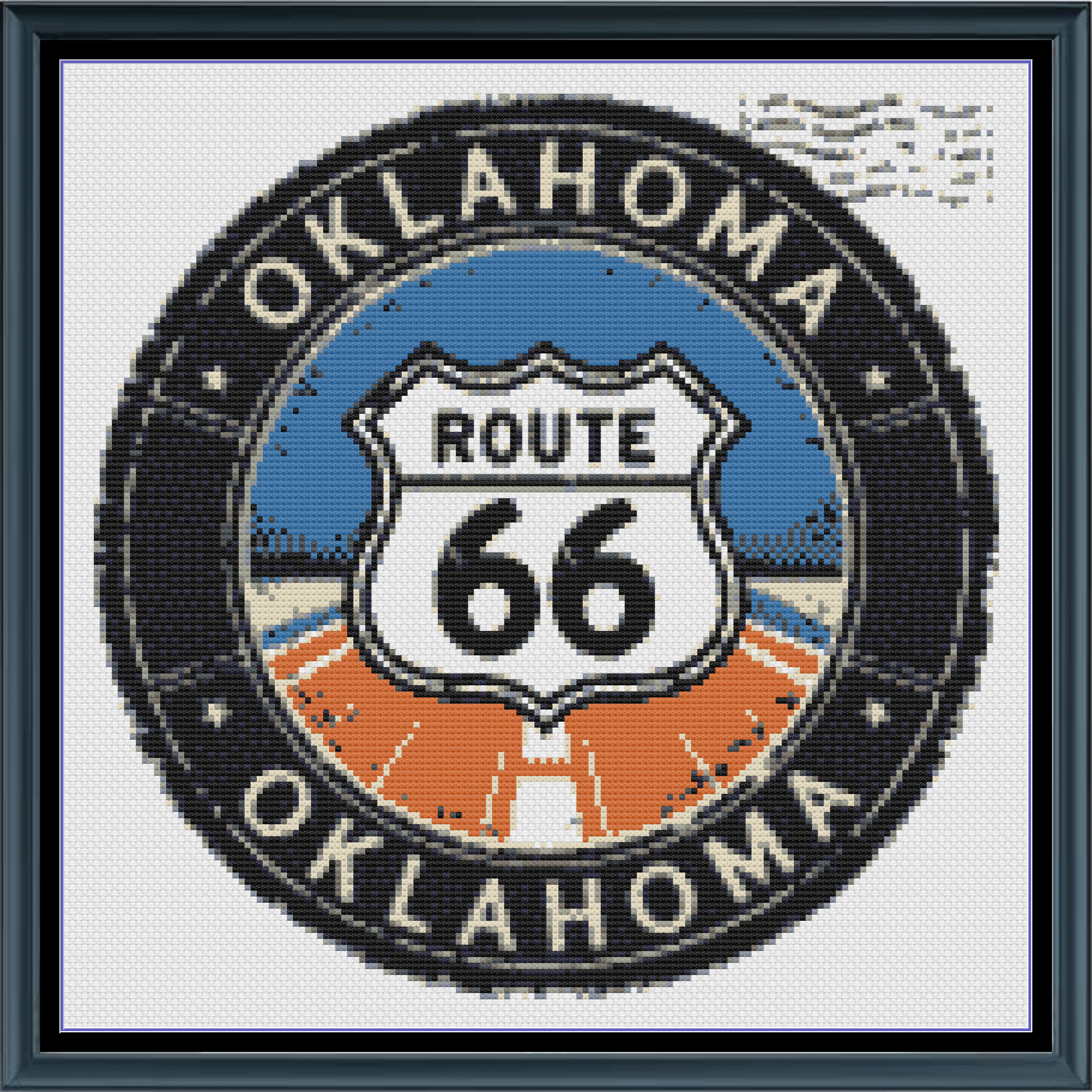 Stitching Jules Design Cross Stitch Pattern Oklahoma